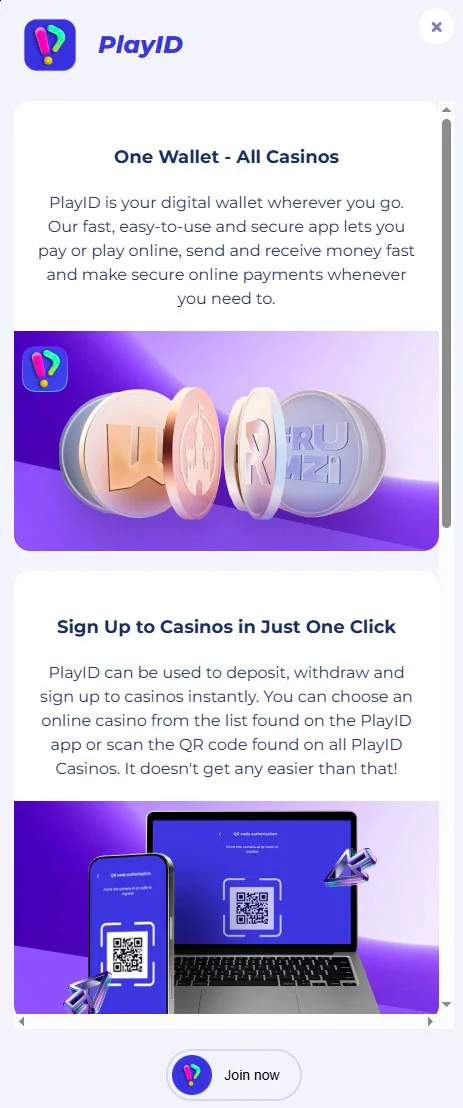 playID login frumzi casino
